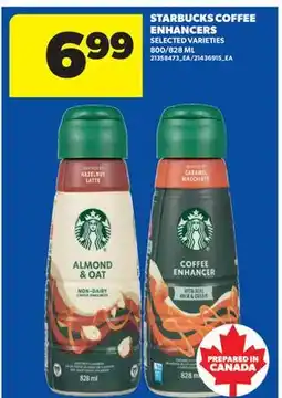 Real Canadian Superstore STARBUCKS COFFEE ENHANCERS, 800/828 ML offer
