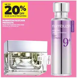 Real Canadian Superstore NUMBUZIN FACECARE PRODUCTS offer