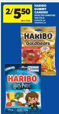 Real Canadian Superstore HARIBO GUMMY CANDIES, 170/175 G offer