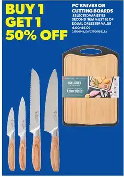 Real Canadian Superstore PC KNIVES OR CUTTING BOARDS offer