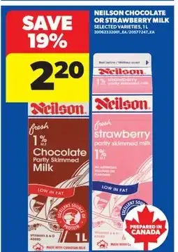 Real Canadian Superstore NEILSON CHOCOLATE OR STRAWBERRY MILK offer