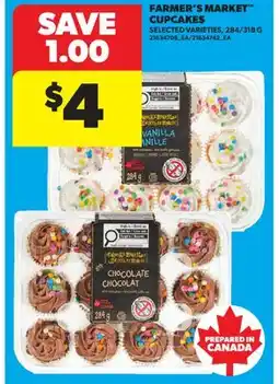 Real Canadian Superstore FARMER'S MARKET CUPCAKES, 284/318 G offer