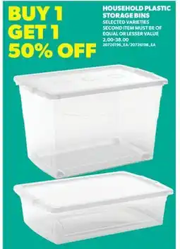 Real Canadian Superstore HOUSEHOLD PLASTIC STORAGE BINS offer