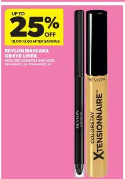 Real Canadian Superstore REVLON MASCARA OR EYE LINER offer