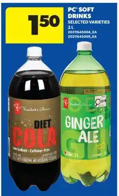 Real Canadian Superstore PC SOFT DRINKS offer
