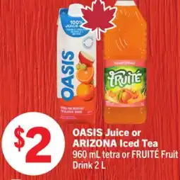 Foodland Juice or Iced Tea offer