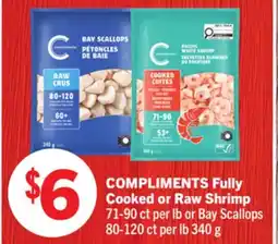 Foodland COMPLIMENTS Fully Cooked or Raw Shrimp offer