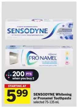 Foodland Whitening or Pronamel Toothpaste offer