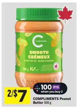 Foodland COMPLIMENTS Peanut Butter offer