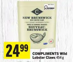Foodland COMPLIMENTS Wild Lobster Claws offer