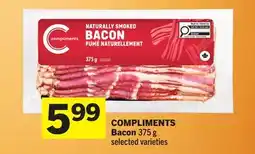 Foodland COMPLIMENTS Bacon offer