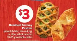 Foodland Handheld Savoury Pastries offer