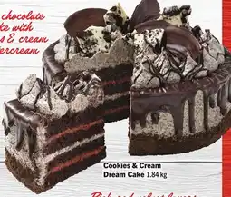 Foodland Cookies & Cream Dream Cake offer
