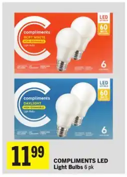 Foodland COMPLIMENTS LED Light Bulbs offer