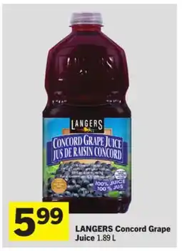 Foodland Concord Grape Juice offer