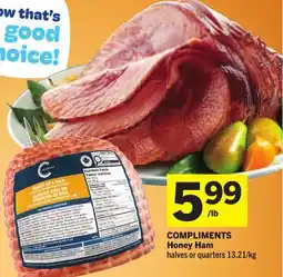 Foodland COMPLIMENTS Honey Ham offer