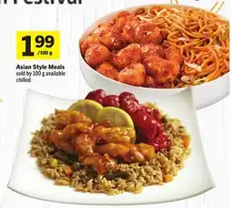 Foodland Asian Style Meals offer