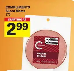 Foodland COMPLIMENTS Sliced Meats offer