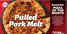 Metro PULLED PORK MELT PIZZA offer