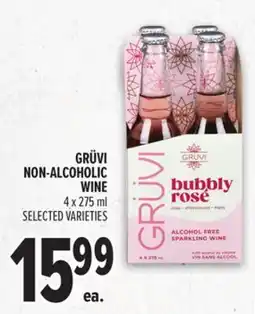 Metro GRÜVI NON-ALCOHOLIC WINE offer