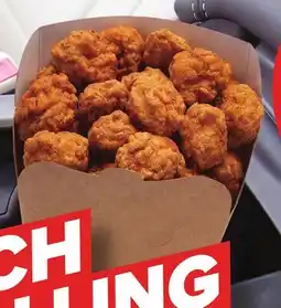 Metro METRO HOT POPCORN CHICKEN 5.99 WAFFLE FRIES 3.99 offer