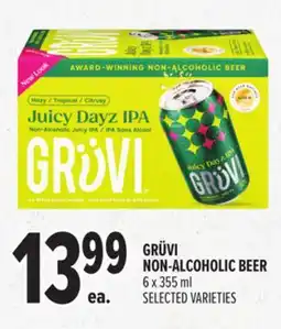 Metro GRÜVI NON-ALCOHOLIC BEER offer