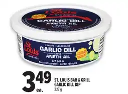 Metro ST. LOUIS BAR & GRILL GARLIC DILL DIP offer