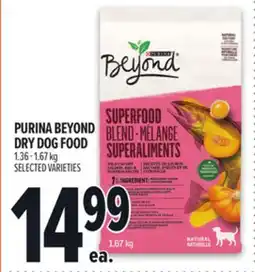 Metro PURINA BEYOND DRY DOG FOOD offer