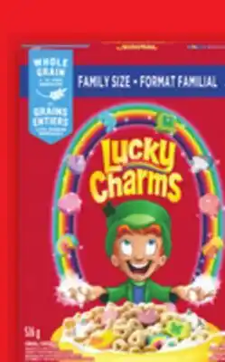 Metro GENERAL MILLS FAMILY SIZE CEREAL offer