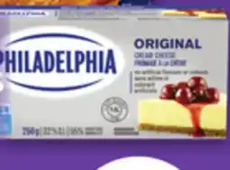 Metro PHILADELPHIA CREAM CHEESE, KRAFT CHEESE SLICE OR CHEEZ WHIZ offer