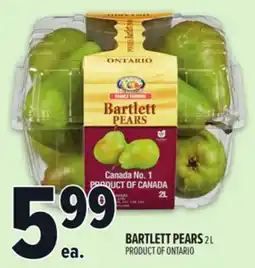 Metro BARTLETT PEARS offer