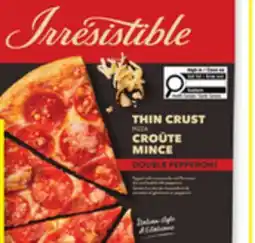 Metro IRRESISTIBLE FROZEN PIZZA offer
