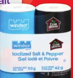 Metro WINDSOR SALT OR WINDSOR AND CLUB HOUSE SALT AND PEPPER SHAKER offer