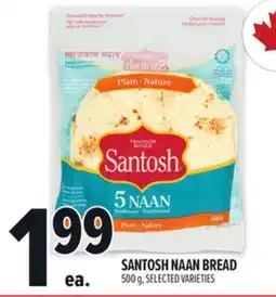 Metro SANTOSH NAAN BREAD offer