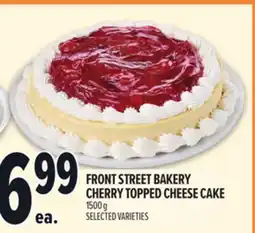 Metro FRONT STREET BAKERY CHERRY TOPPED CHEESE CAKE offer