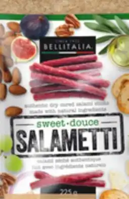 Metro BELLITALIA SALAMETTI OR GOLD LABEL PEPPERONI offer