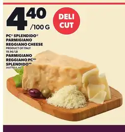 Independent City Market PC SPLENDIDO PARMIGIANO REGGIANO CHEESE, 19.96/LB offer