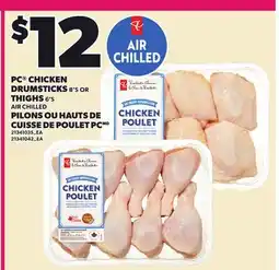 Independent City Market PC CHICKEN DRUMSTICKS, 8'S THIGHS, 6'S offer