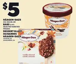 Independent City Market HÄAGEN-DAZS, 414-450 ML OR BARS, 3/4'S offer