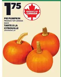 Independent City Market PIE PUMPKIN offer