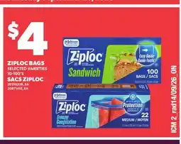 Independent City Market ZIPLOC BAGS, 10-100'S offer