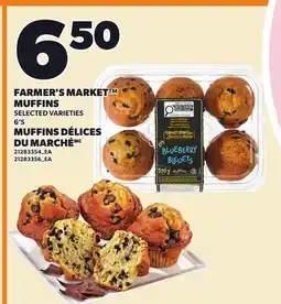 Independent City Market FARMER'S MARKET MUFFINS, 6'S offer