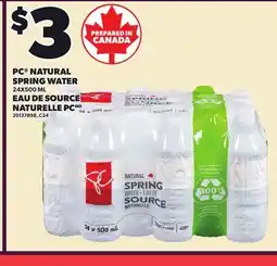 Independent City Market PC NATURAL SPRING WATER offer