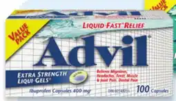 Walmart Advil Liqui-Gels value pack offer