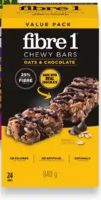Walmart Fibre 1 bars or Nature Valley granola bars value pack offer