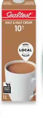 Walmart Sealtest 10% cream offer
