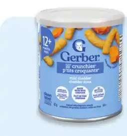 Walmart Gerber Puffs and Crunches baby and toddler snack offer