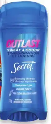 Walmart Old Spice deodorant or Secret Outlast antiperspirant offer