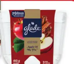 Walmart Glade scented 3-wick candle, Plugin Plus starter kit or refills 2-pack offer