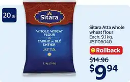 Walmart Sitara Atta whole wheat flour offer